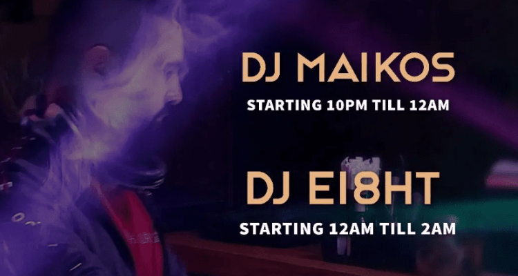 Dj Maikos and Dj Ei8ht at Le blanc dor