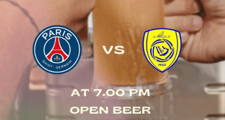 PSG vs Al Nasr at Seven Doors