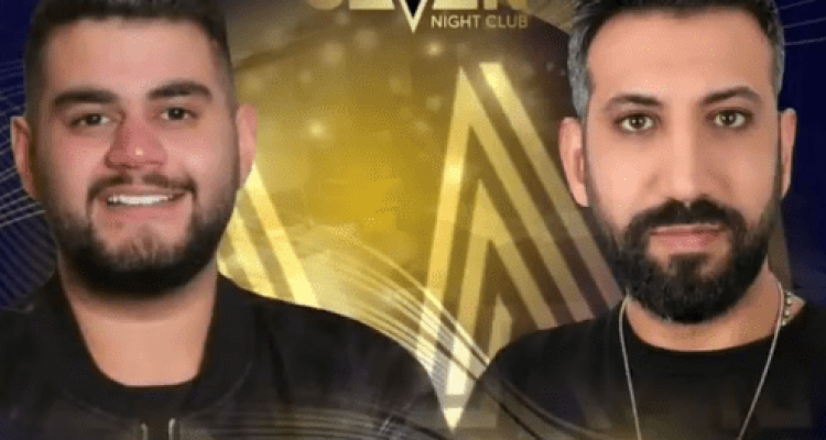 Peter Boutros and Youhanna Saad at Seven Night Club