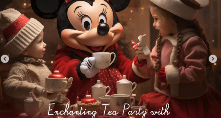 Enchanting Tea Party with Disney Friends at Batroun Village Club