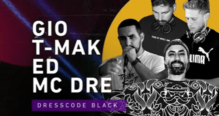 DJ ED, Dj Andre, Dj GIO, and Dj T-Mak at Void