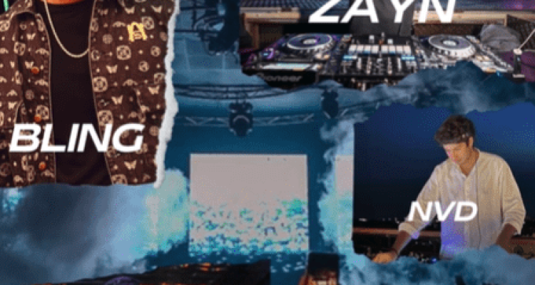 Dj Zayn, BLING, Karl Nguyen, Ghadi Mitri, and Dj T-Mak at Void