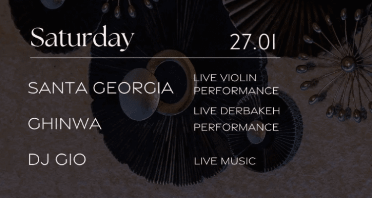 DJ Gio, Santa Georgia and Ghinwa at Omnia, event post