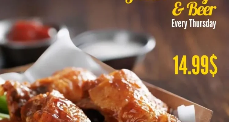 Open Jumbo Wings and Beer at Casa Bar