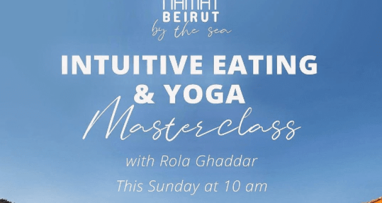 Intuitive Eating & Yoga Masterclass at Villa Paradiso Lebanon with Rola Ghaddar, image post