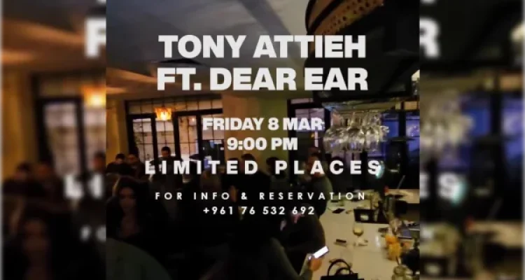 Tony Attieh at Parazar March 8, event post