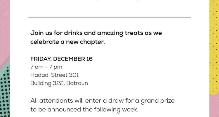 The Grand Opening of a new deliciously healthy store.