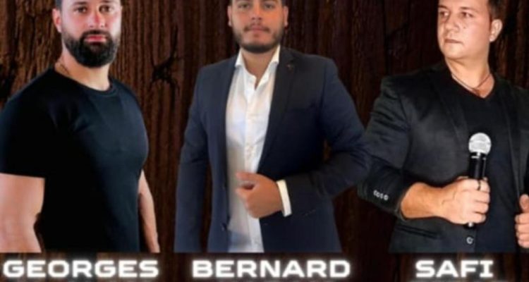 Georges Al Alam, Bernard Karam, and Safi Bitar at Beit El khal