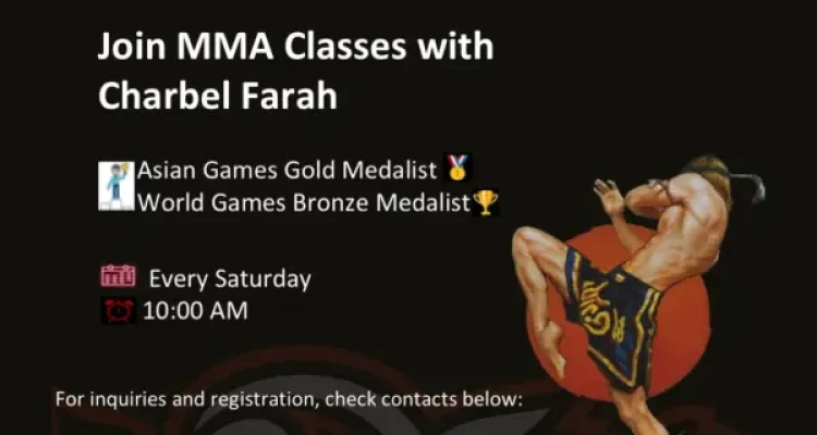 Wilder Muay Thai Academy MMA Classes with Charbel Farah every Saturday, post